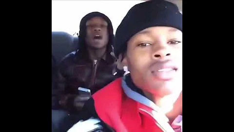 Rare video King Von Vroy And Troy lurking in traffic #kingvon #chicago #oblock #troy #drose #edogg