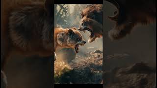 Lion vs Wolf 🦁🐺 | Who Will Win? #shorts