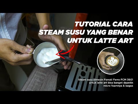 Video: Cara Mencambuk Susu Untuk Latte