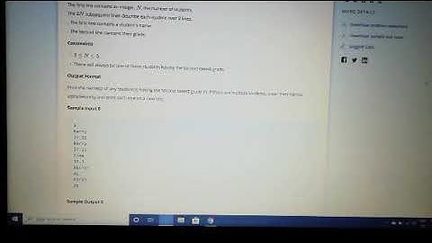 Nested list Hackerrank solutions