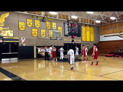 Ryan scores two from the line