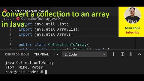How to convert a collection to an array in Java