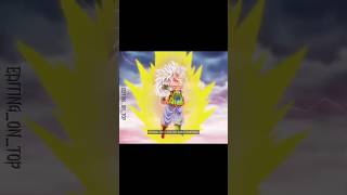 SSJ5 GOKU TRANSFORMATION#goku#transformation#anime#andrast