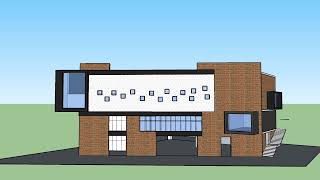 SketchUp Warehouse design and rendering part 2