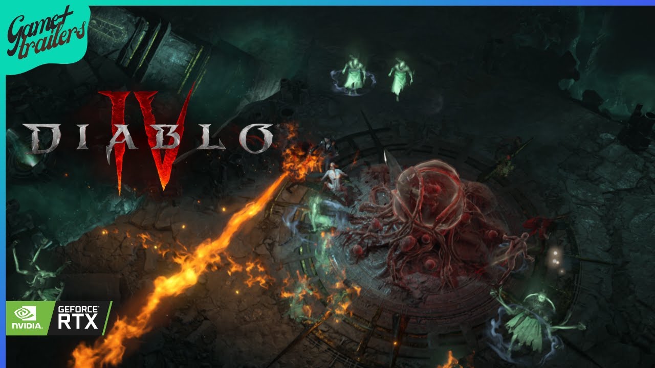 Diablo IV Official GeForce RTX Ray Tracing Reveal Trailer CES 2024 ...