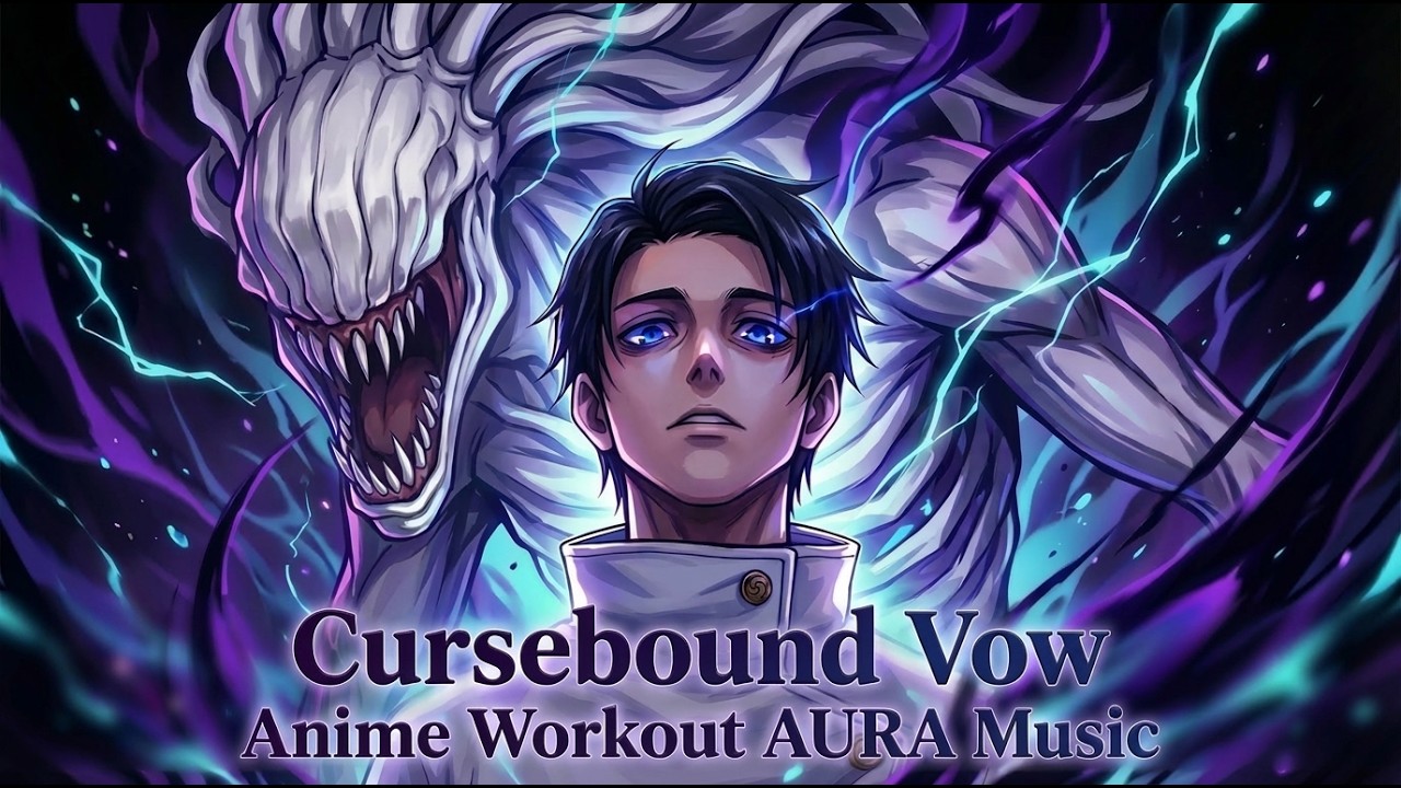CURSEBOUND VOW – Yuta Okkotsu Inspired Anime Workout Music | Jujutsu Kaisen AURA Music