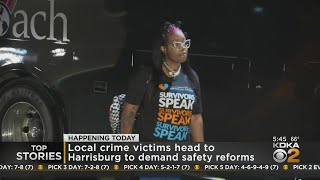 Local crime victims head to Harrisburg to demand safety reforms