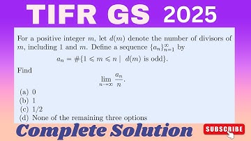 TIFR GS 2025 SOLUTION | REAL ANALYSIS TIFR GS 2025 SOLUTION | COMPLETE SOLUTION |