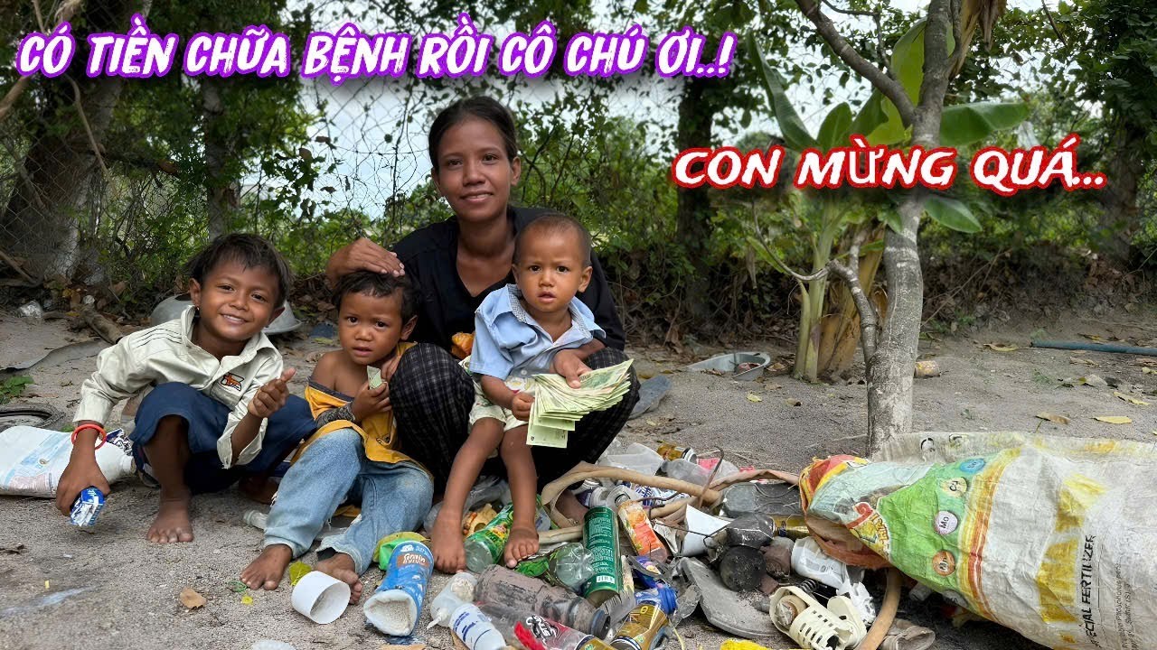 Cô gái nhặt ve chai nuôi con sống trong căn nhà HOANG. BẤT NGỜ nhận được số tiền LỚN.../613