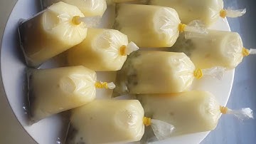 cách làm kem đậu xanh túi nước cốt dừa thơm ngon mê ly.