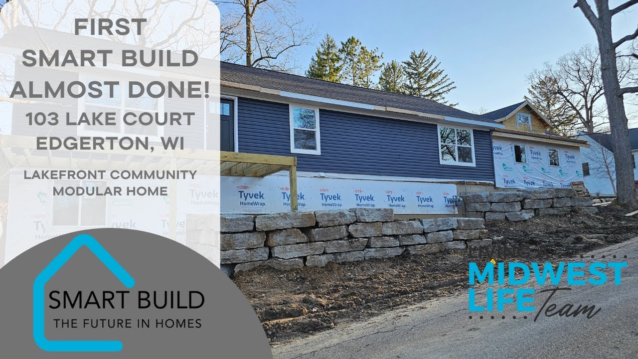 SMART BUILD UPDATE 103 LAKE COURT #livingamidwestlife #smartbuild - YouTube