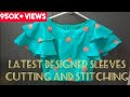 Designer Sleeves Cutting and Stitching/ Easy and Simple Method