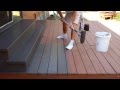 Exterior Painting Step 9: Staining the Deck