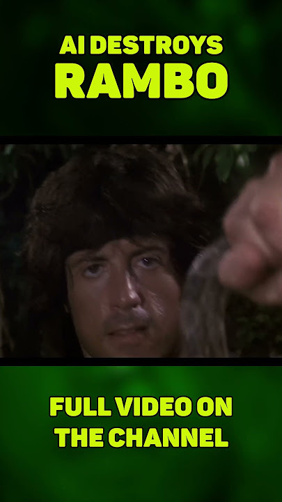 When AI Breaks Rambo — Watch Sylvester Stallone Go Wild in Digital Chaos!
