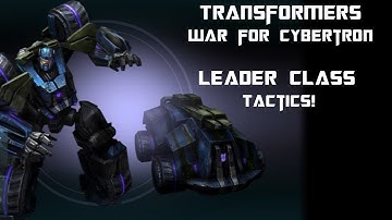 Transformers War for Cybertron - Leader Tips & Tricks - Onslaught Gameplay Commentary