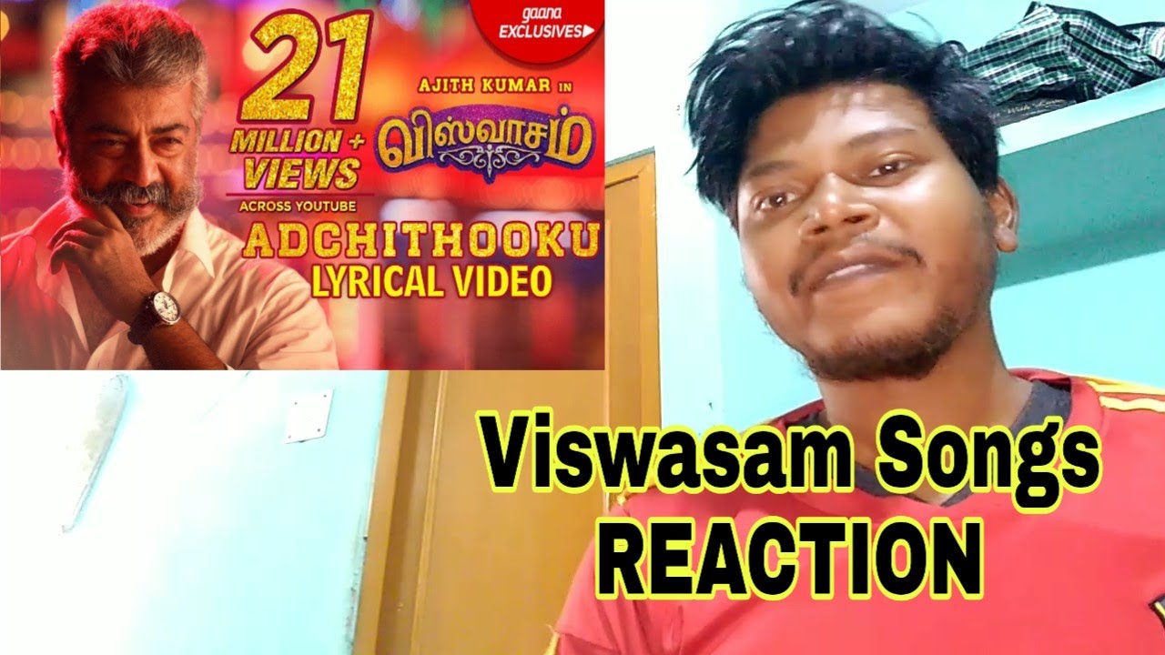 Adchithooku Full Video Song | Viswasam | Ajith Kumar | REACTION!!