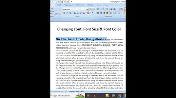 changing font font size font color Part 1#microsoftword #wordprocessor #windows #microsoftoffice