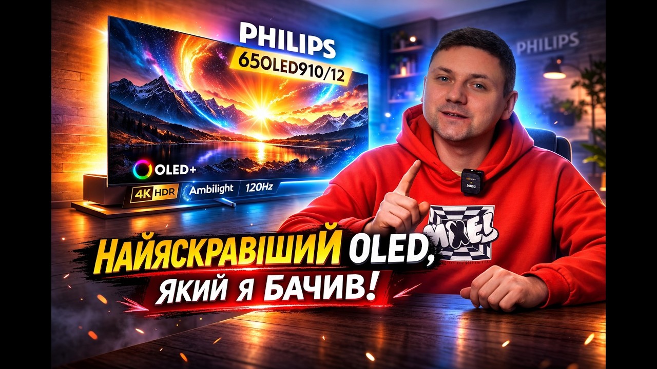 Таких OLED від Philips - Україна ще не бачила! Philips 65OLED910/12