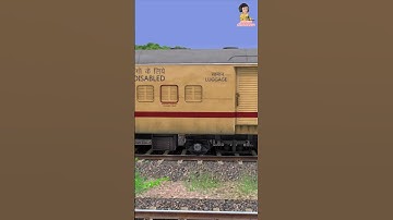 LHB BLUE Coach Coupling ICF UTKRISHT | ATG #shorts #indiantrainsimulator #indianrailways #atgtrain