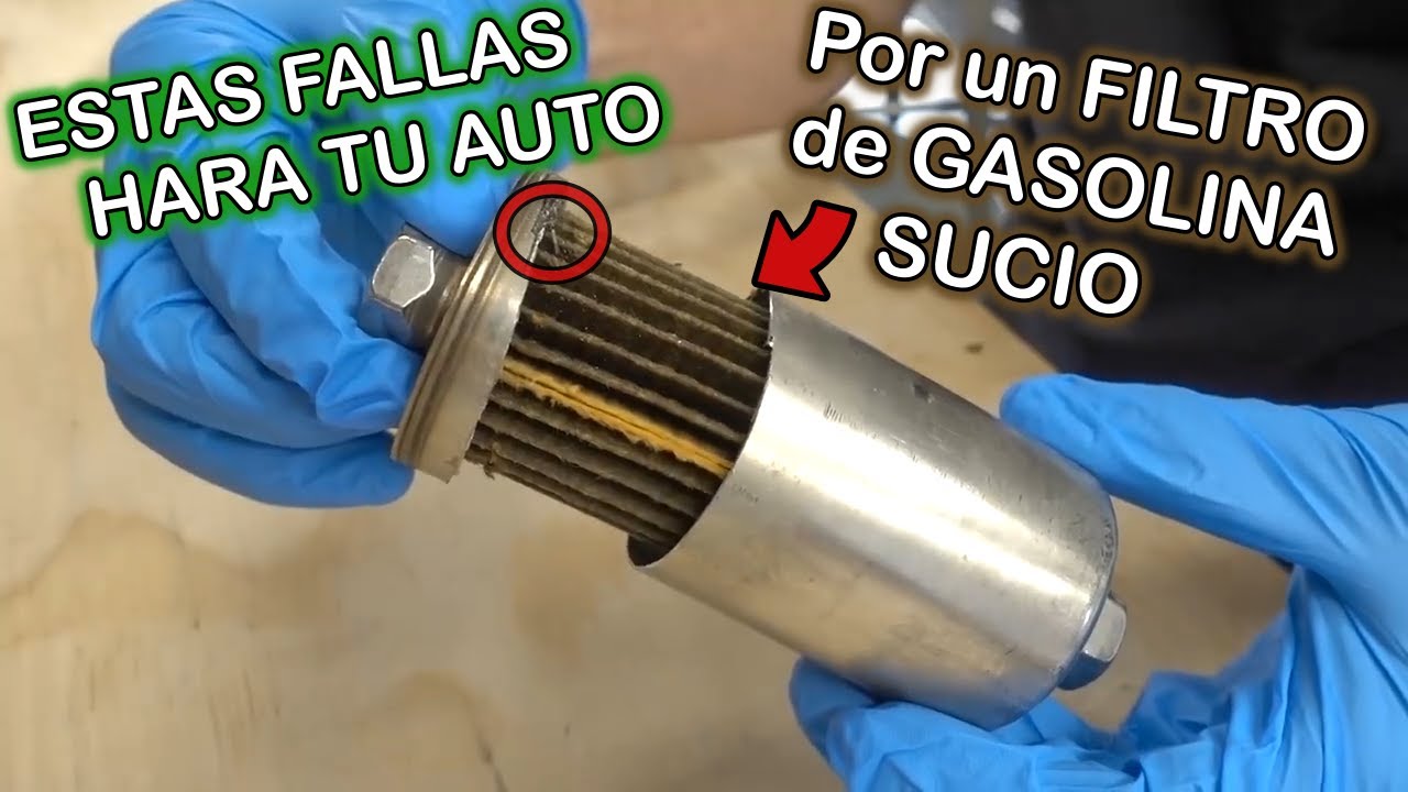 5 síntomas de un FILTRO de GASOLINA SUCIO y TAPADO en tu AUTO🔥
