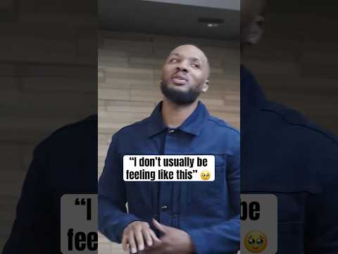 Dame's reaction to being back in Portland 🥲 (via @trailblazers)