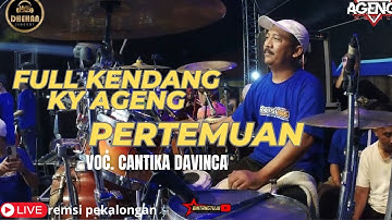 AGENG MUSIC PERTEMUAN CANTIKA DAVINCA FEAT DHEHAN PRO LIVE REMSI