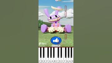 How many times Jax catch motion? The Amazing Digital Circus (@ssielstudio) - Octave Piano Tutorial