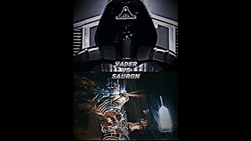 Darth Vader VS Sauron #starwars #lordoftherings #Ringsofpower #Sauron #darthvader