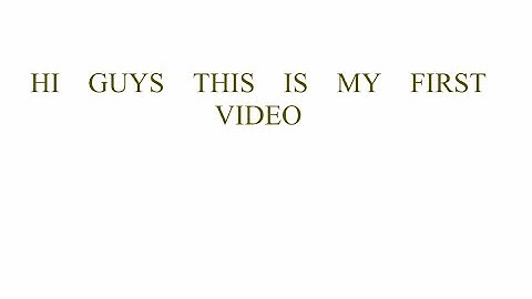 My first YouTube video so please don’t judge