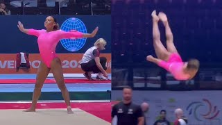 Rebeca Andrade 🇧🇷 - Floor - Podium Training - World Championships 2022