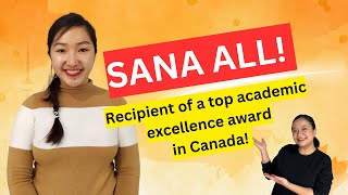 Meet the Filipina who received the prestigious Governor General's Academic Medal in Canada!