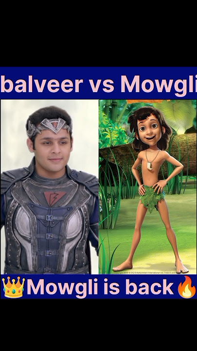 baalveer return 🆚 Mowgli cartoon character  match ||👑king is back🔥#shorts #youtubeshorts