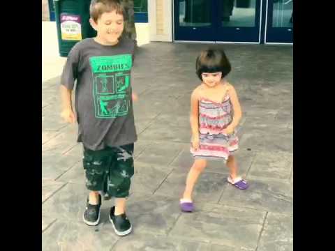 Gas station dance party