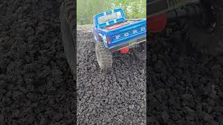 A testride with the Ford F100 #rccrawler #articulation #flexibility #hobbywing