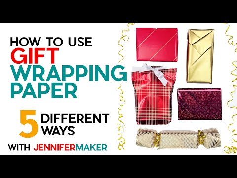 How to Use Wrapping Paper: Wrap a Gift Five Different Ways, With