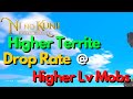 Ni no Kuni Cross Worlds: Does Higher Lv Mobs in same Chaos Field Floor has Higher Territe Drop Rate?