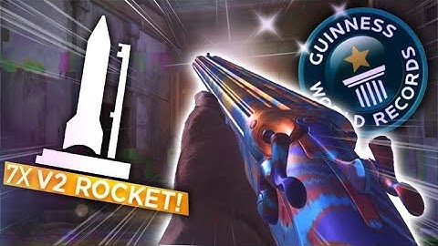 I Got 7 V2 Rockets In 1 Game... *WORLD RECORD* (Vanguard)
