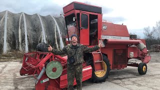 Купили Новий Комбайн в своє господарство. MASSEY FERGUSON 487