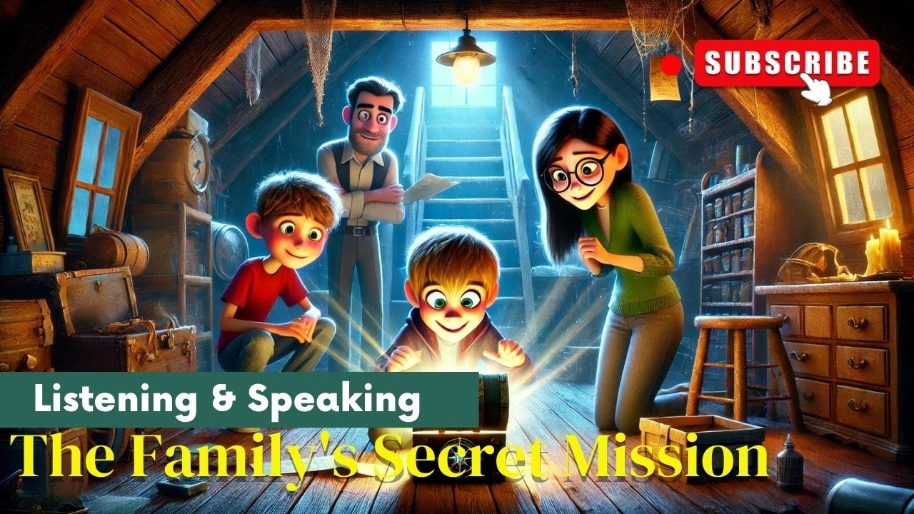 The Family’s Secret Mission Learn English through stories story and