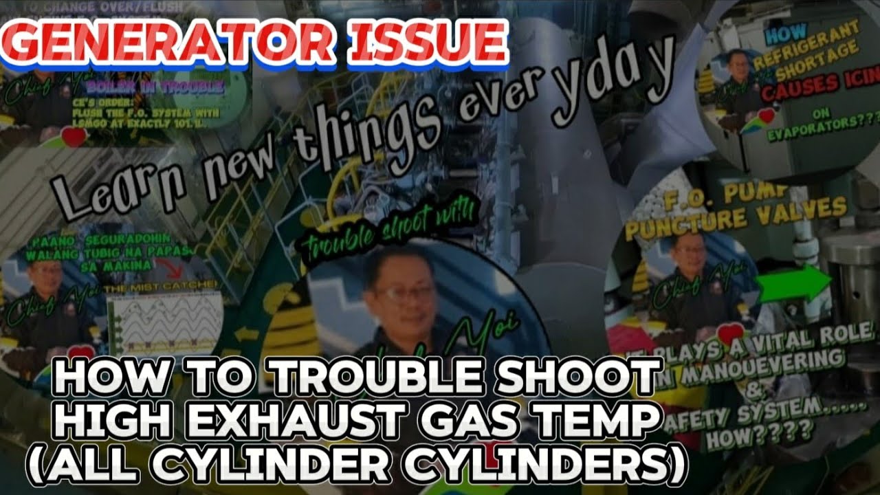 How to trouble shoot HIGH EXHAUST TEMP (ALL CYLINDERS). EXPLANATION WHY