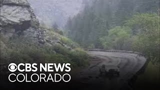 Rockslides close Highway 6 in Colorado's Clear Creek Canyon