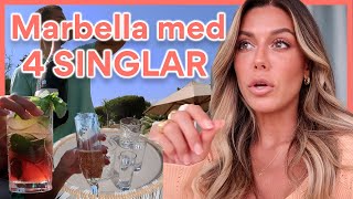 Blir bortskämd av främmande män i Marbella