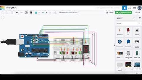 Semáforo con display 7 segmentos