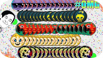 FIRST QUINTUPLE LINESPLIT EVER?! 16x Split POPSPLIT! FASTEST REVENGE, MEGA 90-SPLIT In Agar.io!