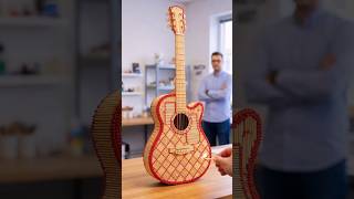 How A Guitar Was Made From Matchsticks 🎸🔥 #asmr