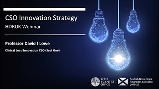 CSO Innovation Strategy and Fellowship Programme webinar