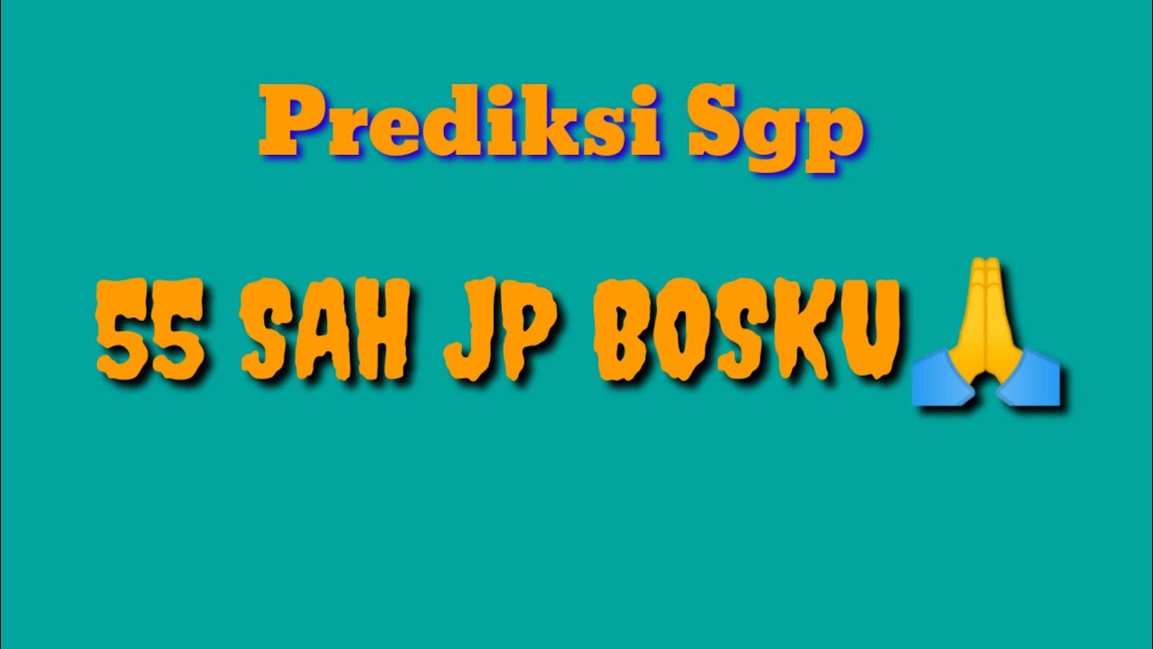 Prediksi Sgp 10 Des 2020 Youtube