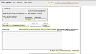 Craigslist Training
