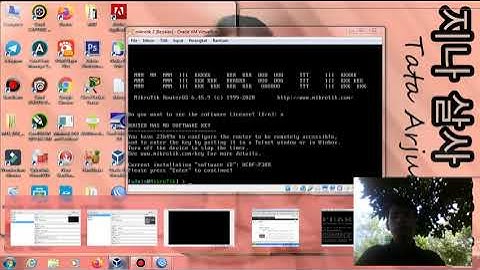 Praktek routing statik 2 mikrotik pada virtual box