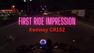 Keeway CR152 First Ride Impression